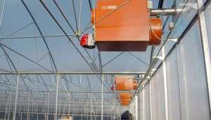 Generatore d’aria calda a scambio indiretto per tunnel agricoli