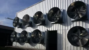 Estrattore a cono in acciaio galvanizzato silenzioso