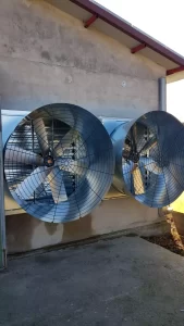 Estrattore a cono trazione diretta con motore a magneti permanenti per stalle