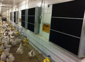 Oscuratore ventilatori e prese d’aria per gestione ottimale della luce.
