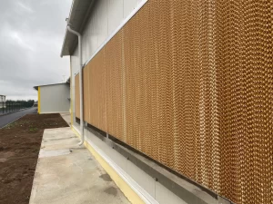 Pannello evaporativo in cellulosa per applicazioni industriali
