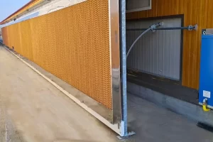 Pannello evaporativo in cellulosa con bassa perdita di carico