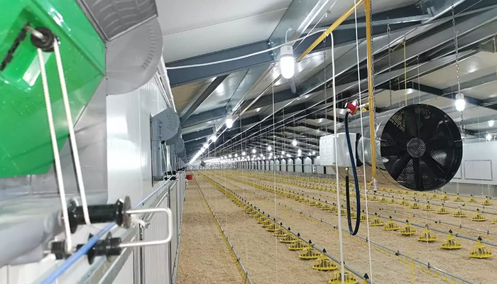 Generatore d’aria calda a gas con installazione a sospensione