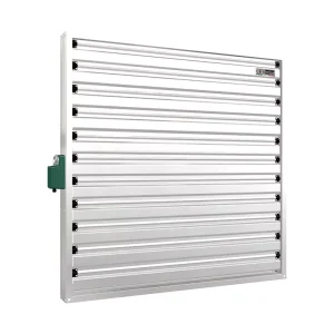 Sistema di ventilazione con serranda di ripresa d’aria motorizzata