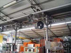 Circolatore d’aria cilindrico 18/26 pollici per ambienti industriali