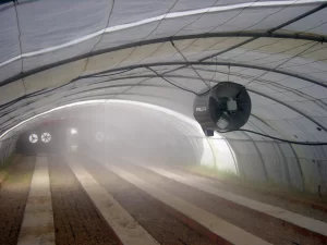 Circolatore cilindrico 18 e 26 pollici per ambienti avicoli