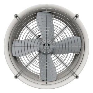 Circolatore d’aria cilindrico in plastica, design robusto e durevole