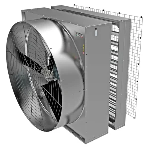 Estrattore d'aria a trazione diretta per ventilazione industriale