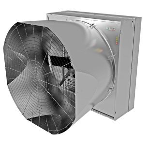 Estrattore a cono modulabile a trazione diretta per ventilazione
